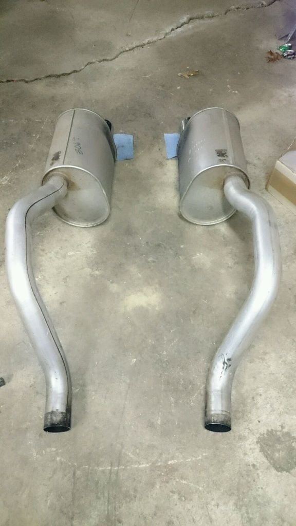 2009 OEM C6 Z06 axle back exhaust CorvetteForum Chevrolet Corvette